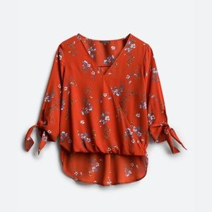 Women’s floral blouse